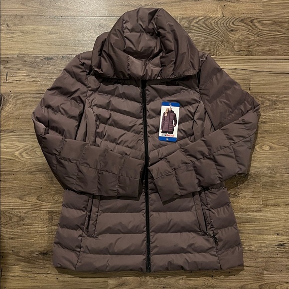 32 Degrees Jackets & Blazers - 32 Degrees Cool Women's Plum Chocolate Puffer Jacket - L 21-22 PTP